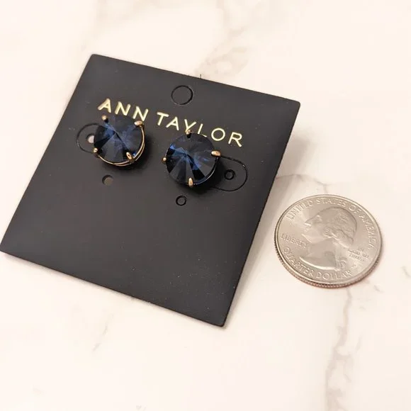 Ann Taylor Crystal Stud Earrings - Picture 4 of 5